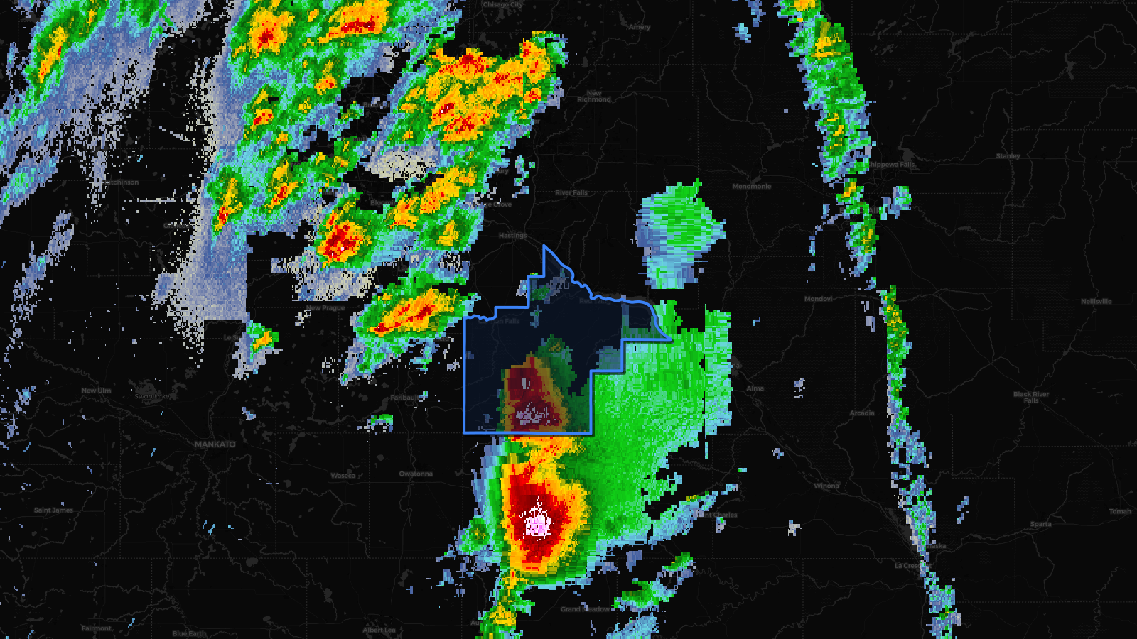 Tornado Watch — Goodhue, MN; Eau Claire, WI; Pepin, WI; Pierce, WI