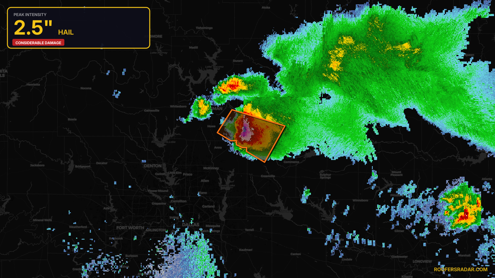 Severe Thunderstorm Warning issued April 26 at 6:25AM CDT until April 26 at 7:30AM CDT by NWS Fort Worth TX
