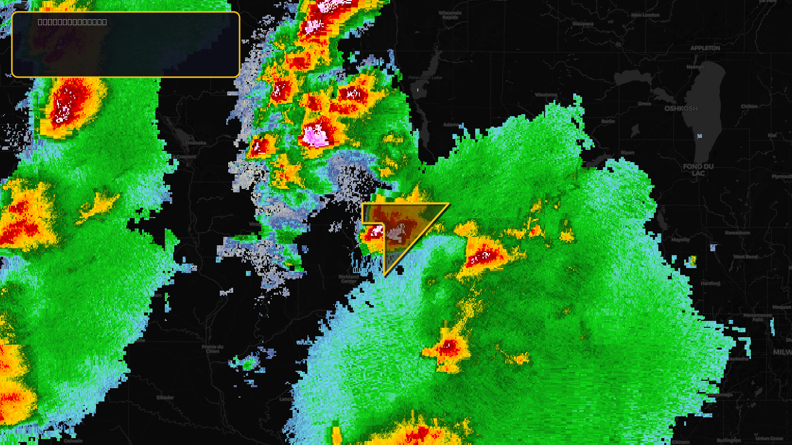 Severe Thunderstorm Warning — Sauk, WI