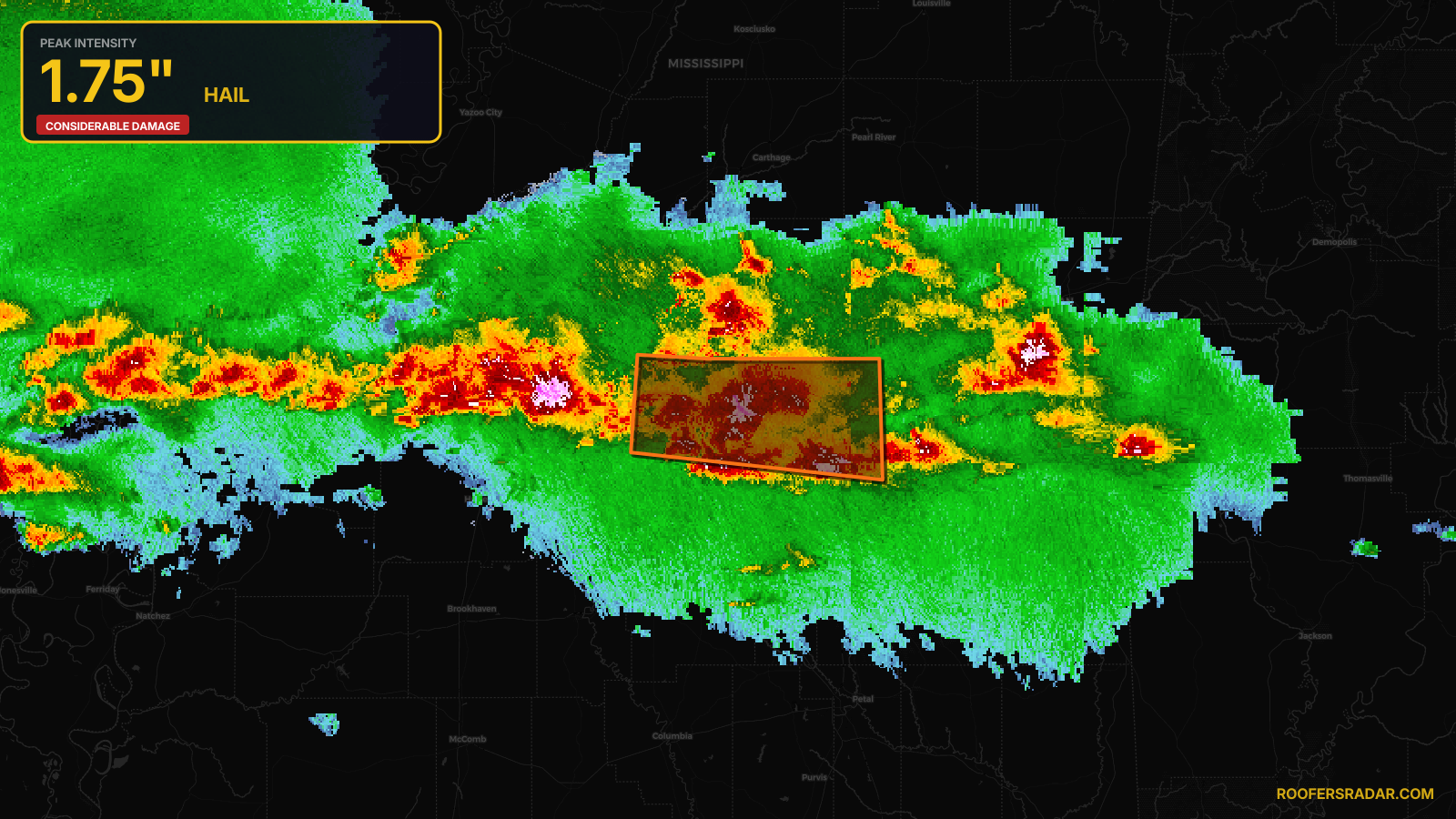 Severe Thunderstorm Warning issued April 29 at 1:31PM CDT until April 29 at 2:30PM CDT by NWS Jackson MS