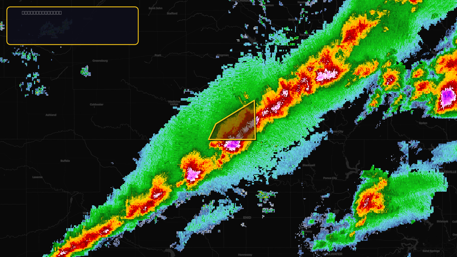 Severe Thunderstorm Warning — Harper, KS