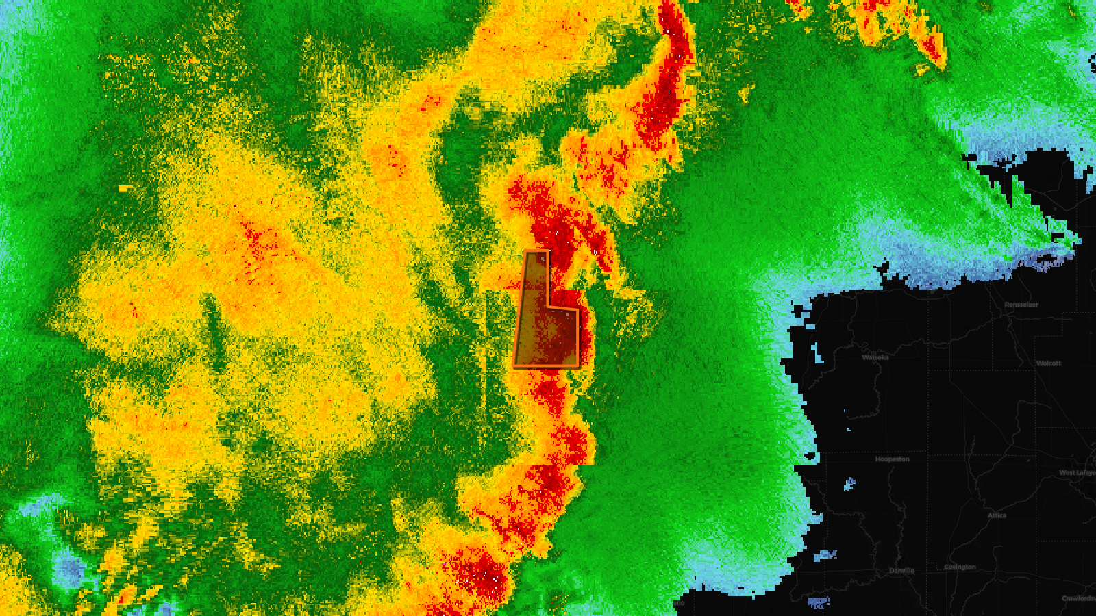 Tornado Warning — Marshall, IL; Woodford, IL