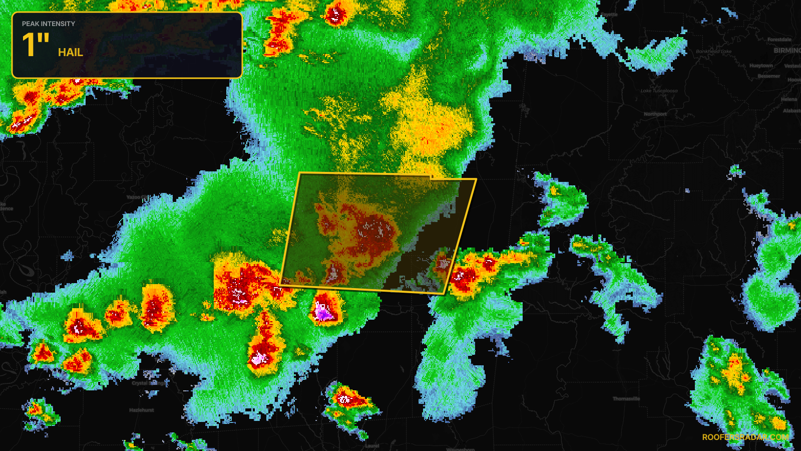 Severe Thunderstorm Warning issued April 24 at 6:10PM CDT until April 24 at 7:15PM CDT by NWS Jackson MS