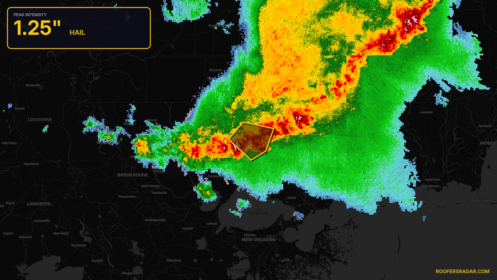 Severe Thunderstorm Warning issued April 26 at 8:14AM CDT until April 26 at 9:00AM CDT by NWS New Orleans LA