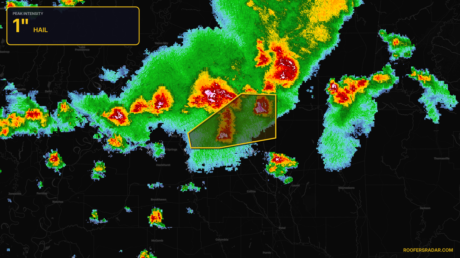 Severe Thunderstorm Warning issued April 24 at 6:01PM CDT until April 24 at 7:00PM CDT by NWS Jackson MS