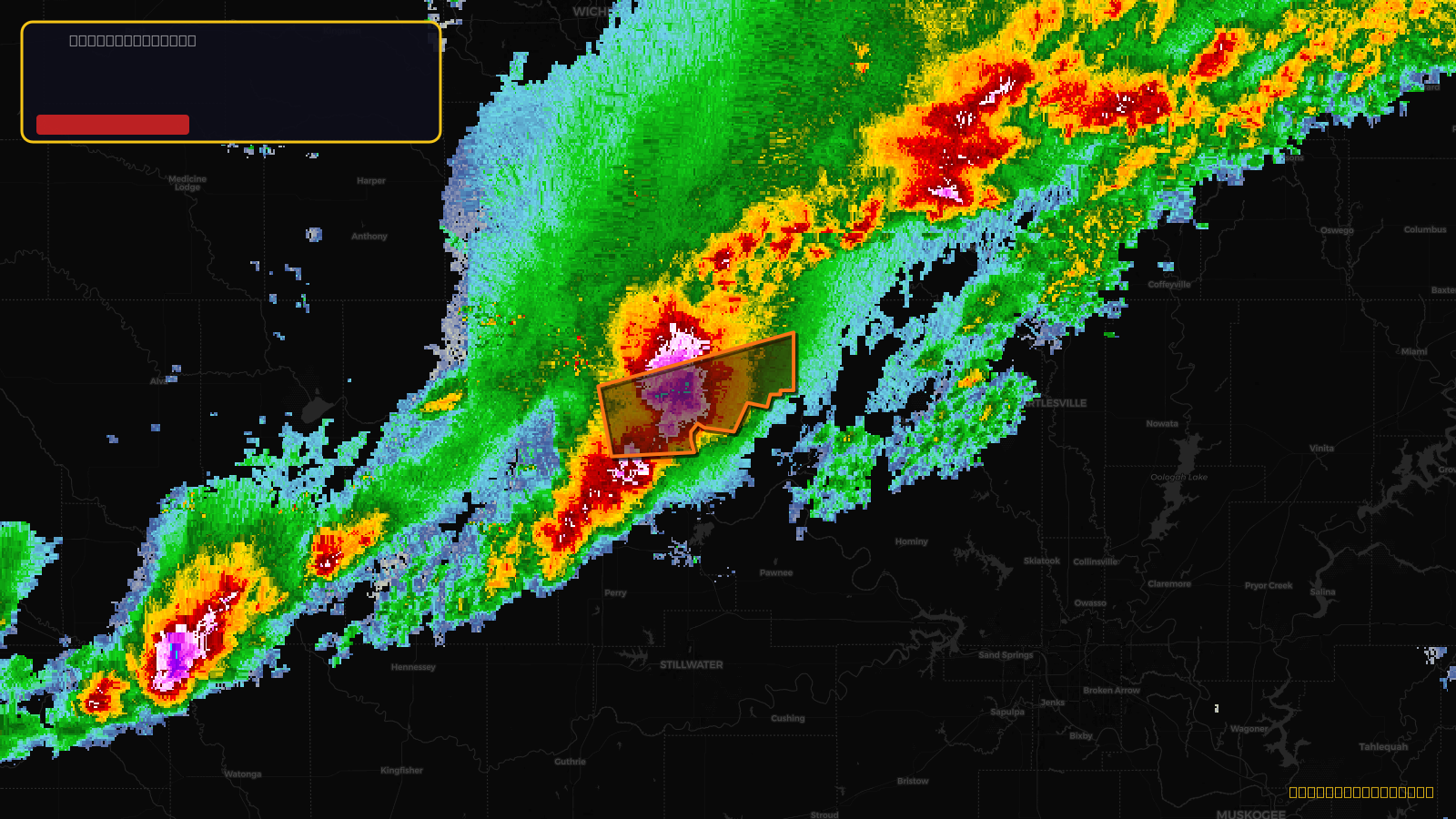 Severe Thunderstorm Warning — Kay, OK