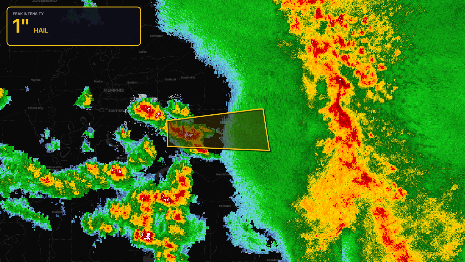 Severe Thunderstorm Warning issued April 28 at 6:08PM CDT until April 28 at 7:00PM CDT by NWS Memphis TN