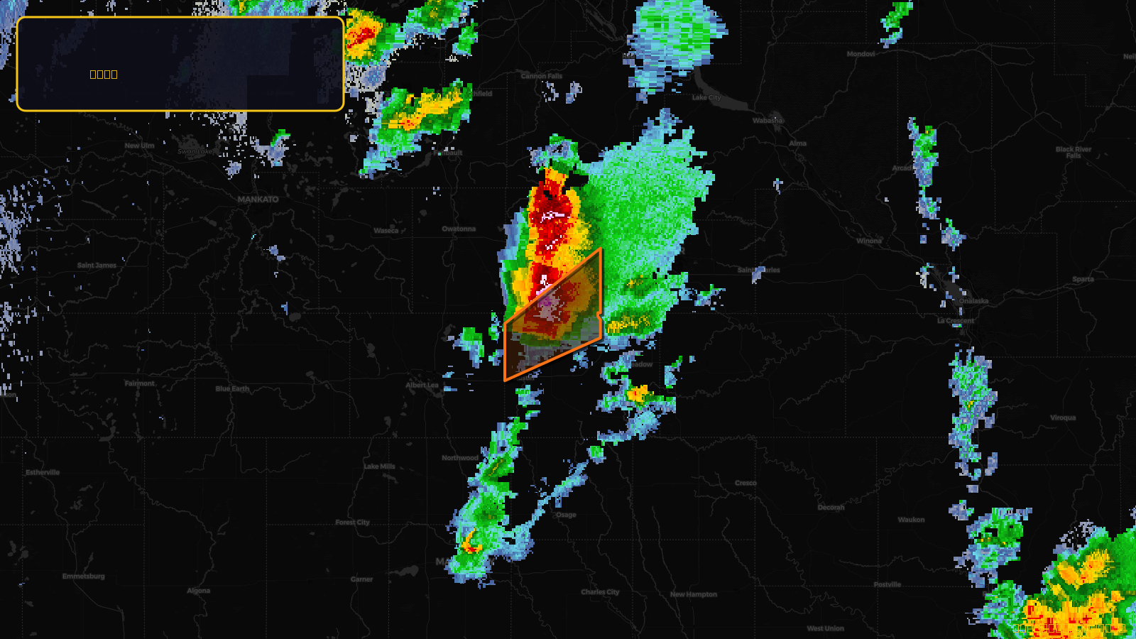 Tornado Warning — Dodge, MN; Mower, MN