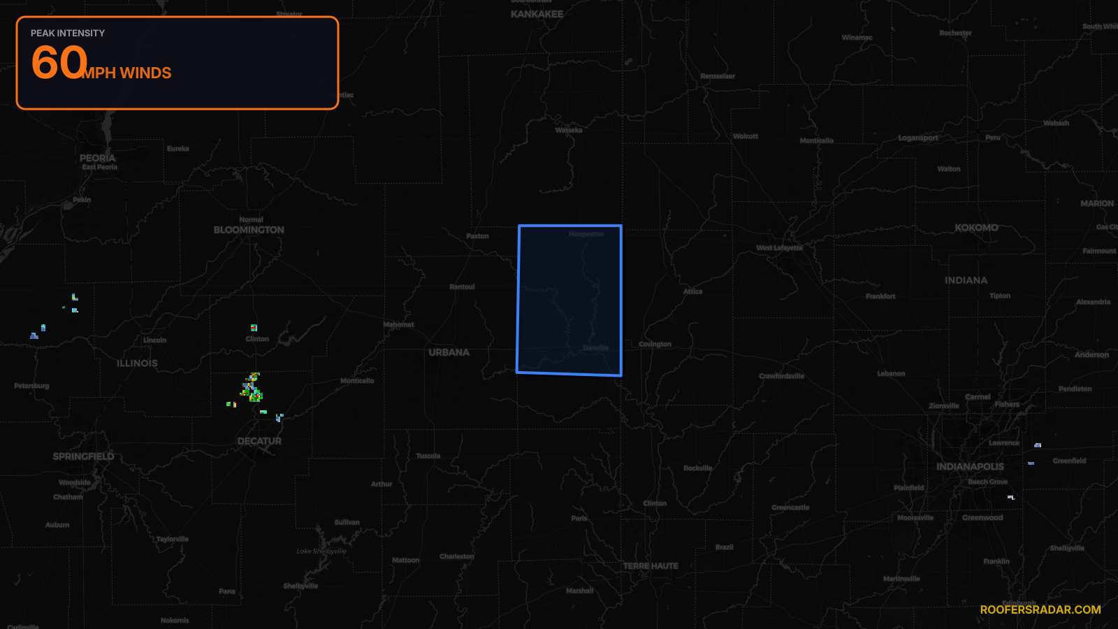 Severe Thunderstorm Warning — Vermilion, IL
