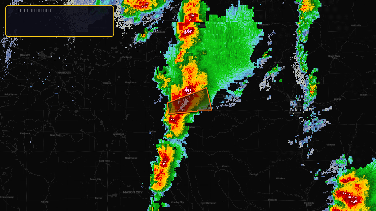 Tornado Warning — Dodge, MN; Mower, MN; Olmsted, MN