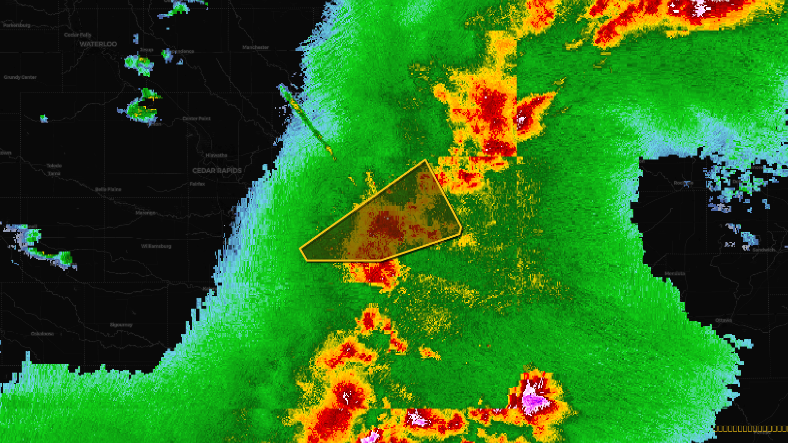 Tornado Warning — Cedar, IA; Clinton, IA; Scott, IA