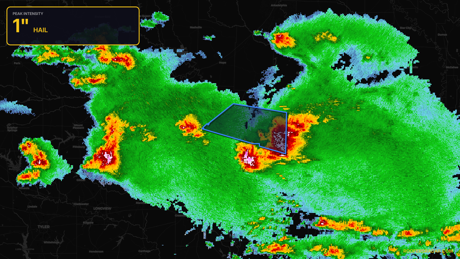 Severe Thunderstorm Warning issued April 29 at 11:58AM CDT until April 29 at 1:00PM CDT by NWS Shreveport LA