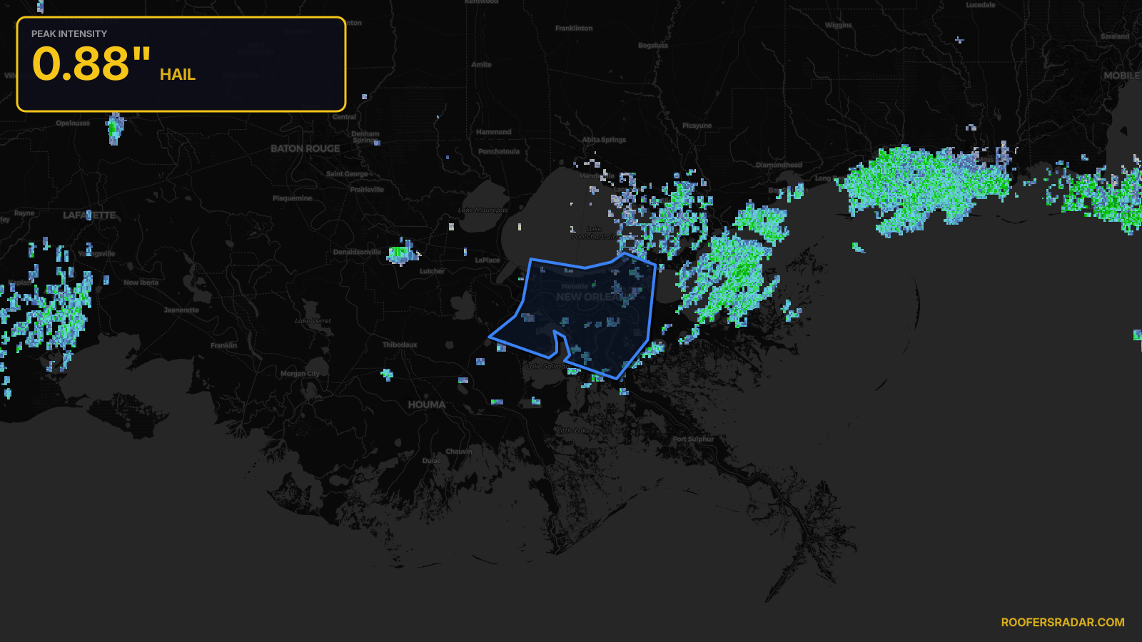 Severe Thunderstorm Warning issued April 25 at 6:43AM CDT until April 25 at 7:45AM CDT by NWS New Orleans LA