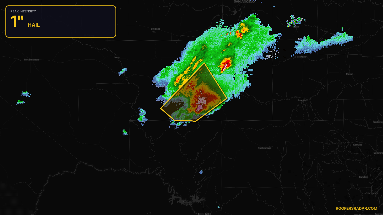 Severe Thunderstorm Warning — Crockett, TX; Schleicher, TX; Sutton, TX