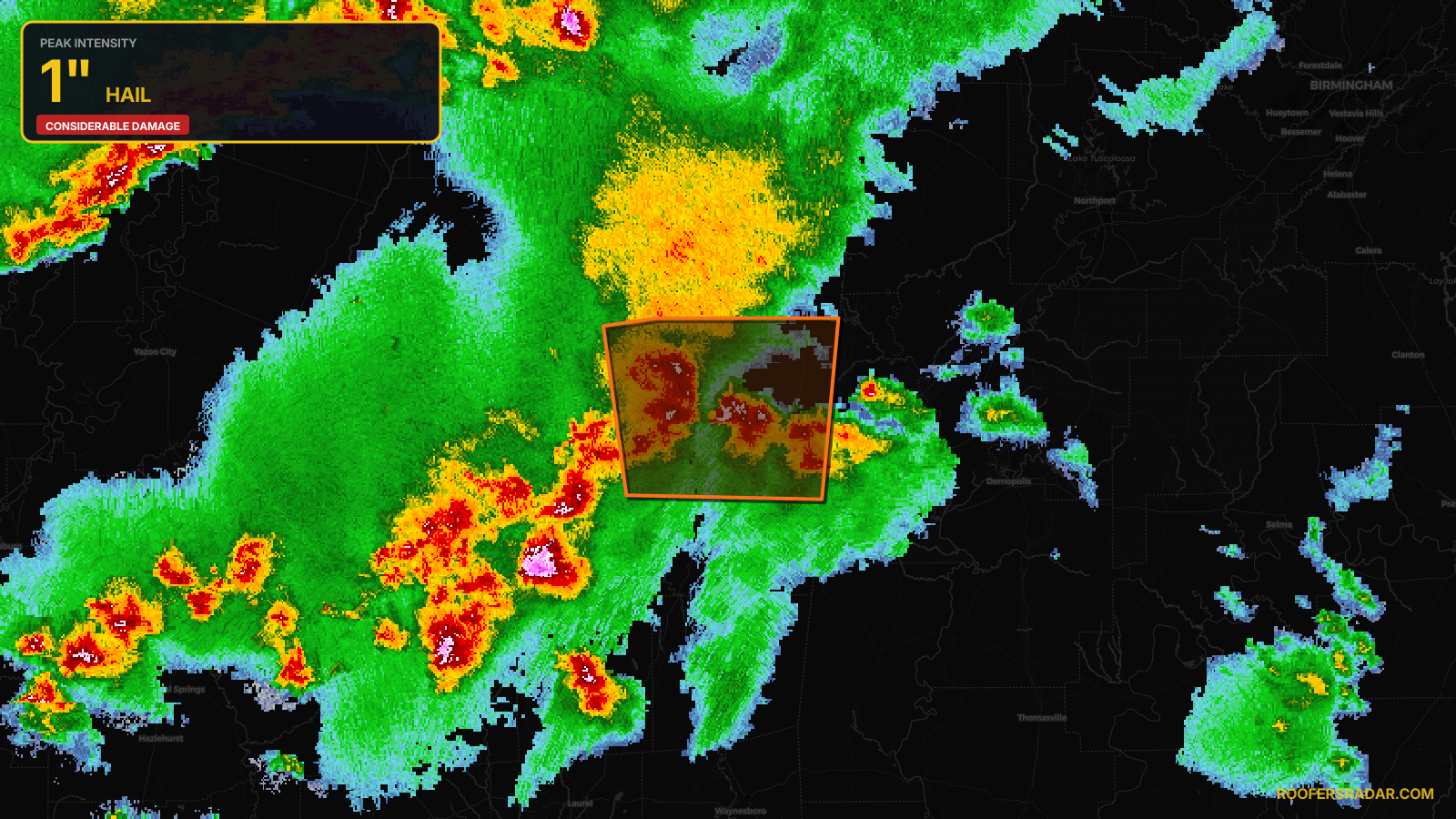 Severe Thunderstorm Warning issued April 24 at 7:14PM CDT until April 24 at 8:15PM CDT by NWS Jackson MS