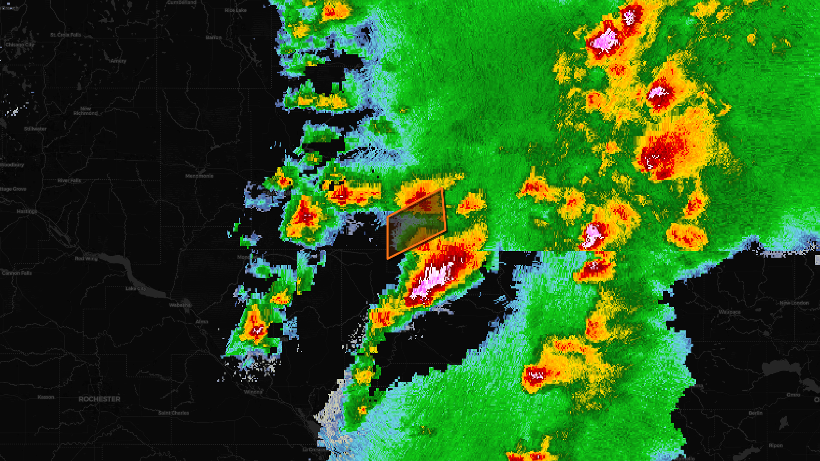 Tornado Warning — Clark, WI