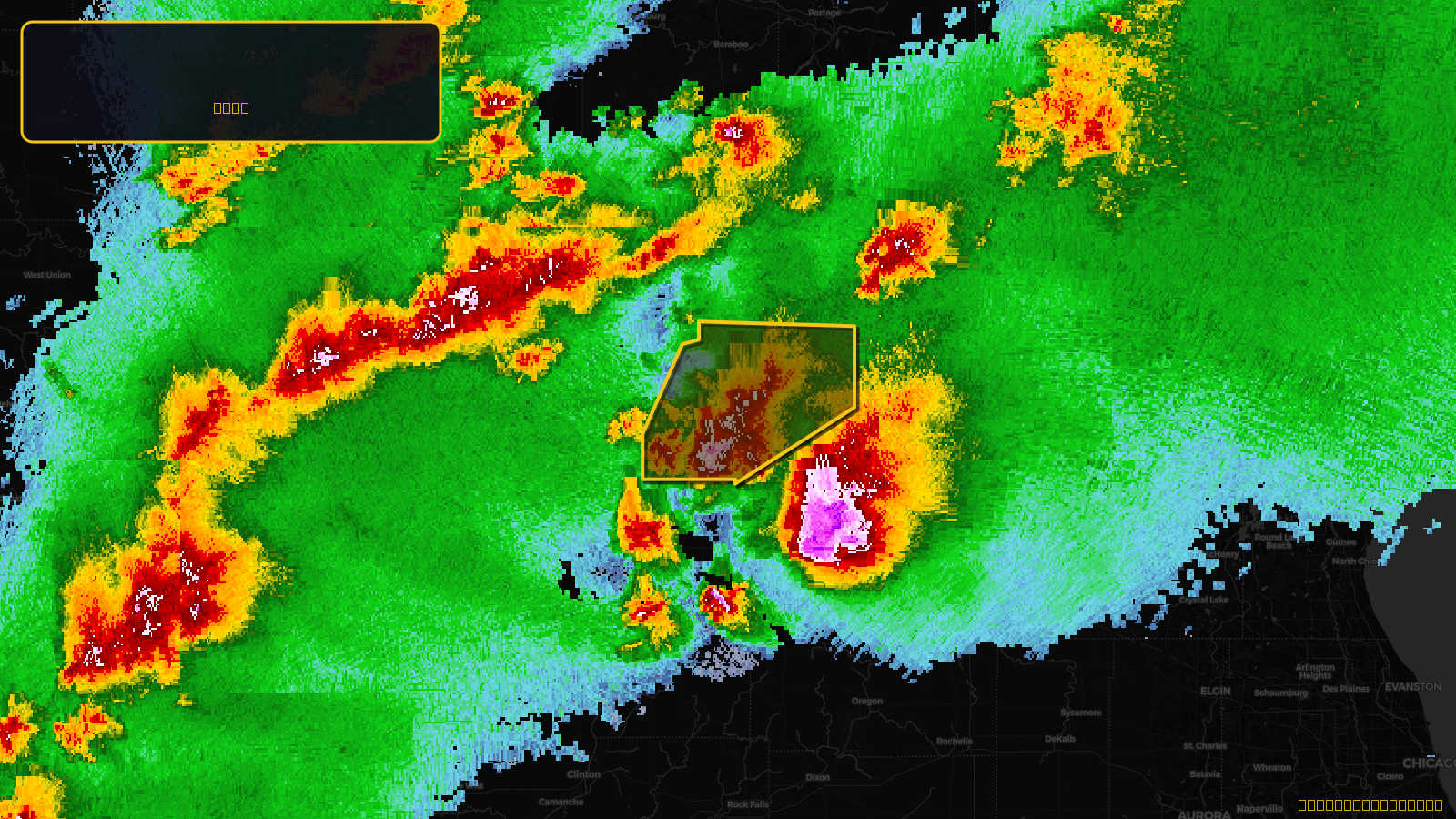Severe Thunderstorm Warning — Green, WI; Lafayette, WI