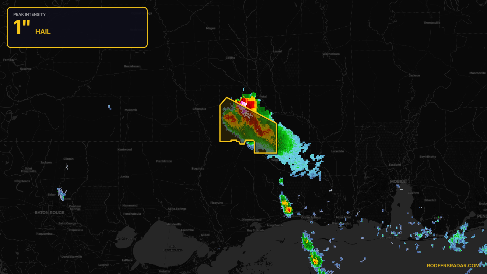 Severe Thunderstorm Warning issued April 26 at 5:42PM CDT until April 26 at 6:30PM CDT by NWS Jackson MS