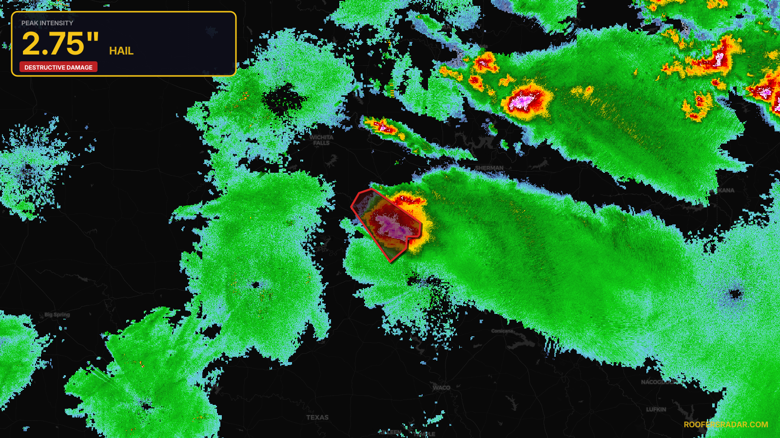 Severe Thunderstorm Warning issued April 25 at 8:16PM CDT until April 25 at 9:15PM CDT by NWS Fort Worth TX