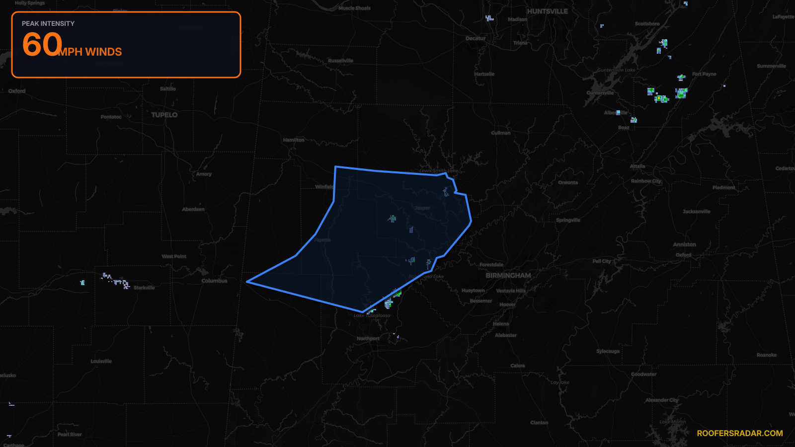 Severe Thunderstorm Warning issued April 29 at 12:12AM CDT until April 29 at 1:00AM CDT by NWS Birmingham AL