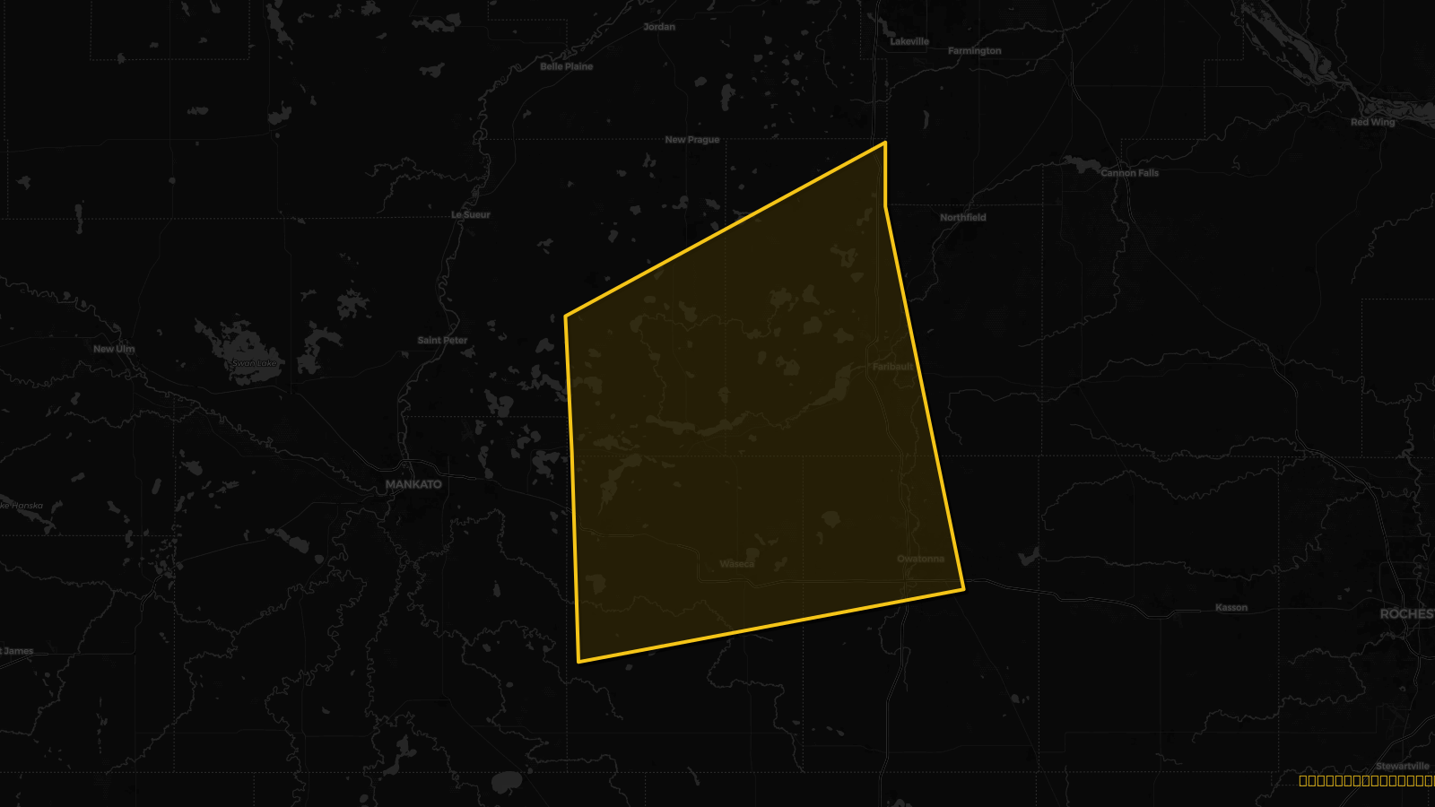 Severe Thunderstorm Warning — Le Sueur, MN; Rice, MN; Steele, MN; Waseca, MN