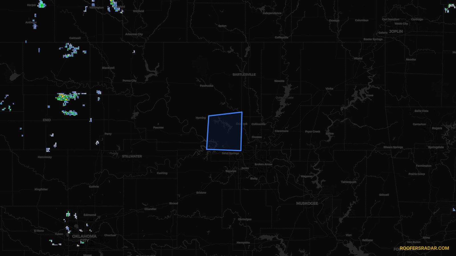 Severe Thunderstorm Warning — Osage, OK; Pawnee, OK