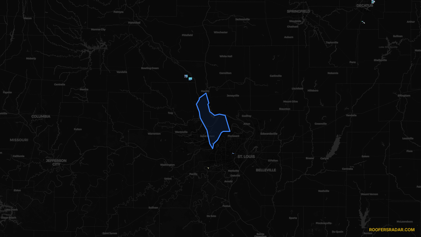 Severe Thunderstorm Warning — Calhoun, IL; St. Charles, MO
