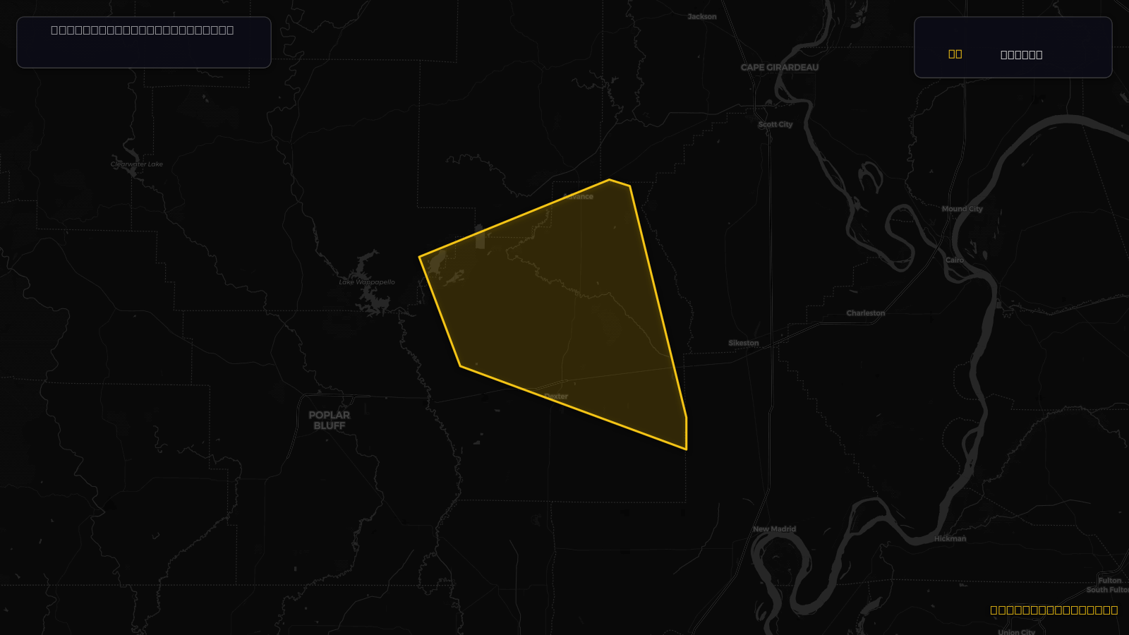 Severe Thunderstorm Warning — Bollinger, MO; Stoddard, MO; Wayne, MO