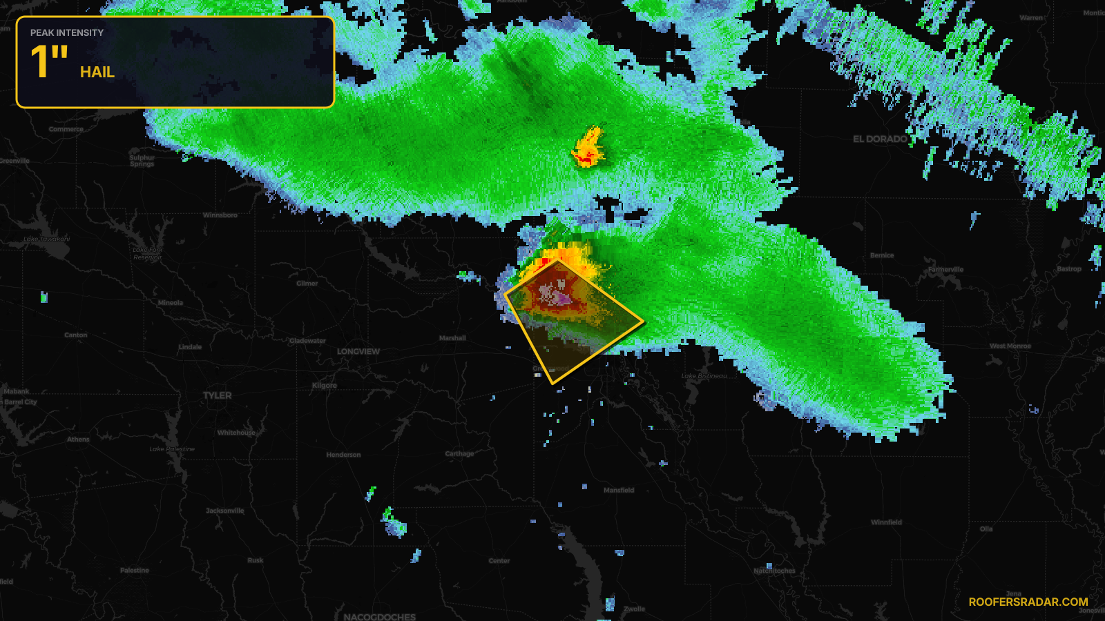 Severe Thunderstorm Warning issued April 26 at 8:19AM CDT until April 26 at 9:15AM CDT by NWS Shreveport LA