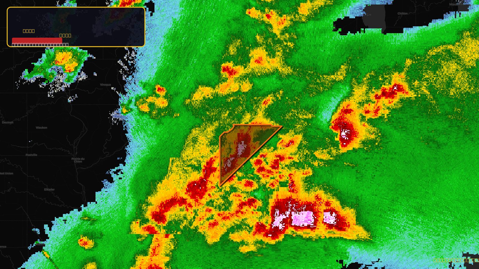 Severe Thunderstorm Warning — Dane, WI