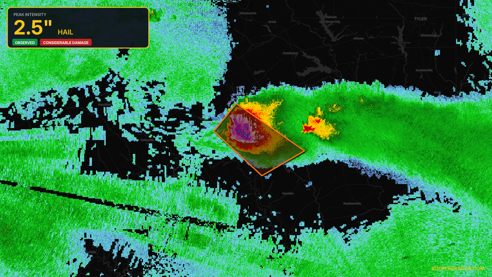 Severe Thunderstorm Warning issued April 28 at 10:55PM CDT until April 29 at 12:00AM CDT by NWS Fort Worth TX