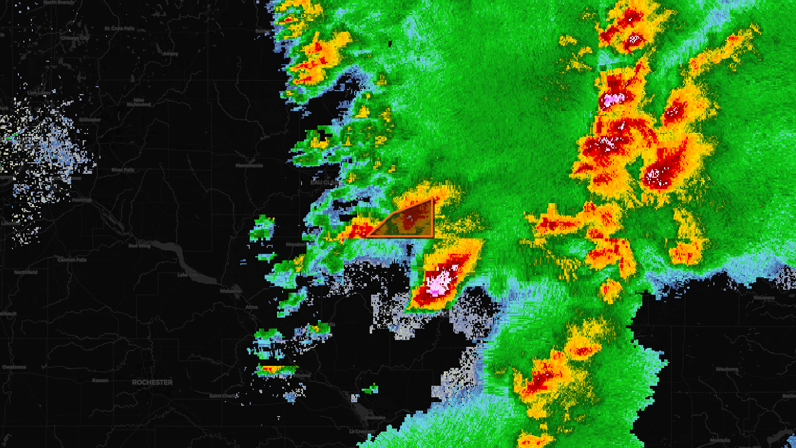 Tornado Warning — Eau Claire, WI