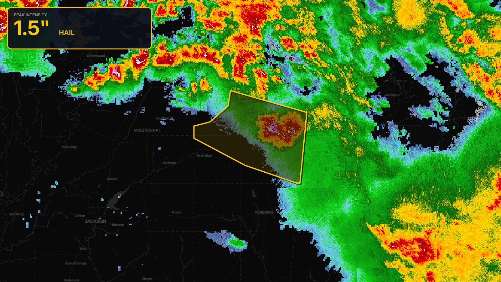 Severe Thunderstorm Warning issued April 28 at 7:28PM CDT until April 28 at 8:45PM CDT by NWS Jackson MS