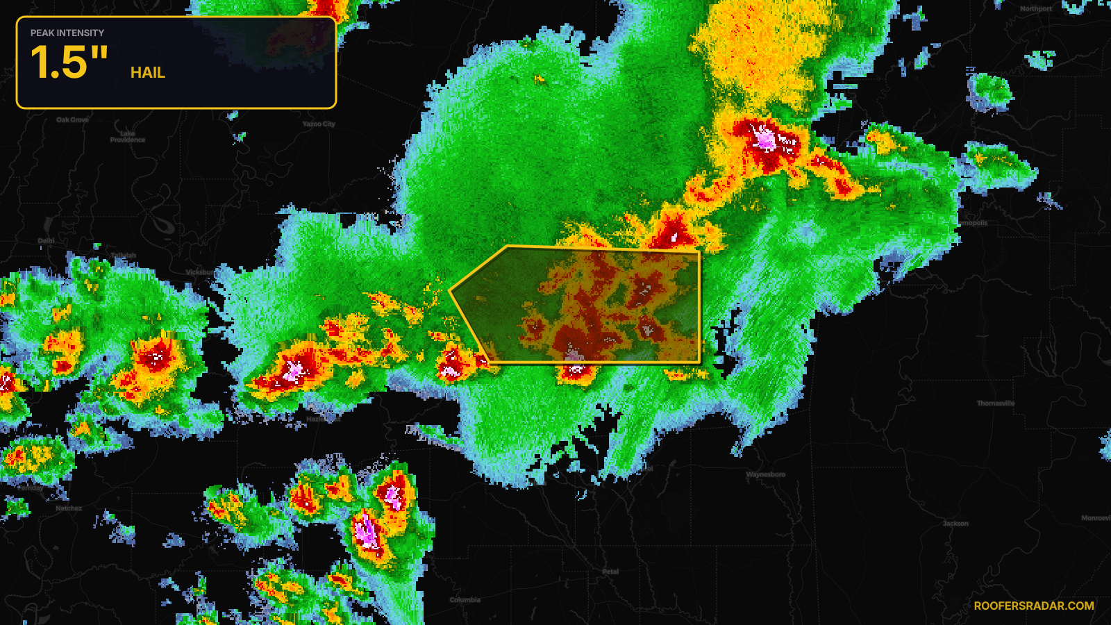Severe Thunderstorm Warning issued April 24 at 6:56PM CDT until April 24 at 8:00PM CDT by NWS Jackson MS