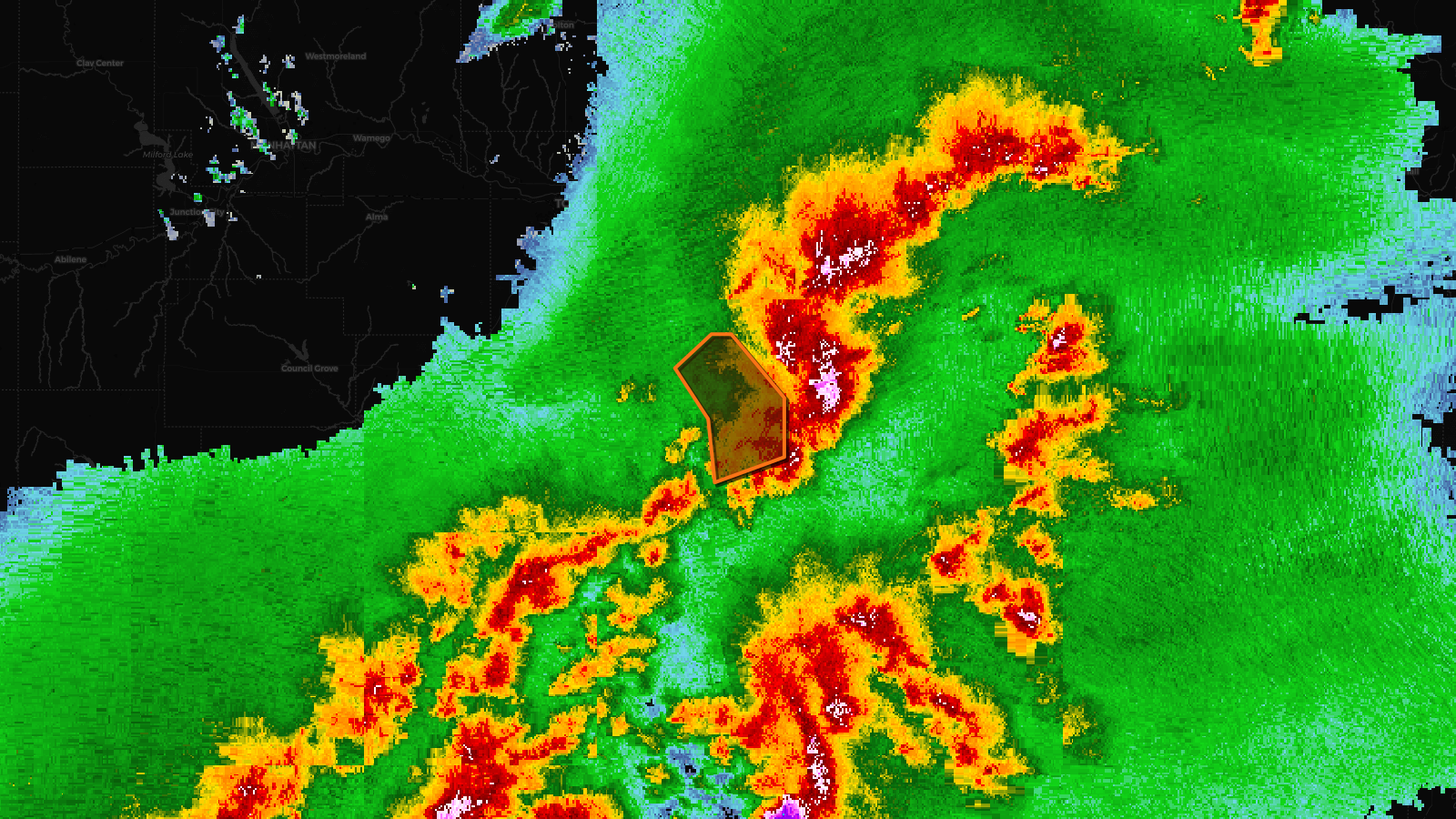 Severe Thunderstorm Warning — Franklin, KS