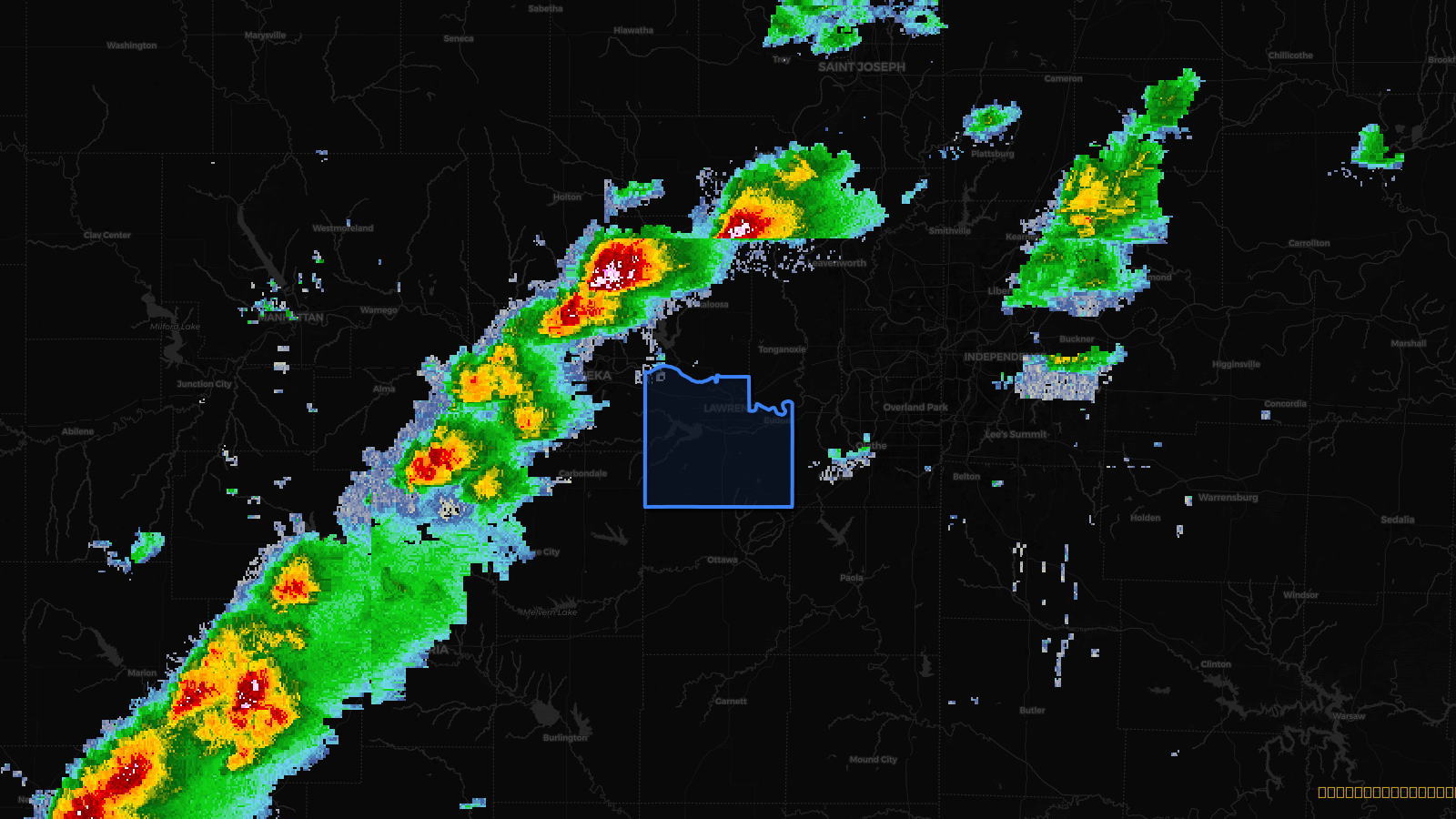 Tornado Watch — Anderson, KS; Brown, KS; Coffey, KS; Douglas, KS; Franklin, KS; Jackson, KS; Jefferson, KS; Lyon, KS; Morris, KS; Osage, KS; Shawnee, KS; Wabaunsee, KS