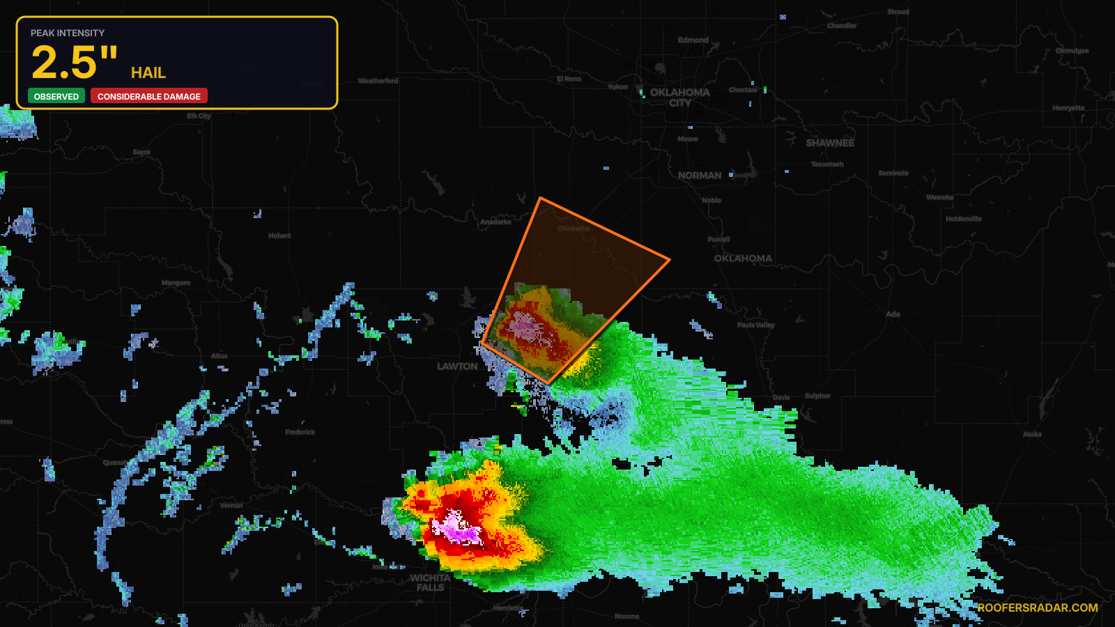 Severe Thunderstorm Warning issued April 26 at 6:31PM CDT until April 26 at 7:15PM CDT by NWS Norman OK