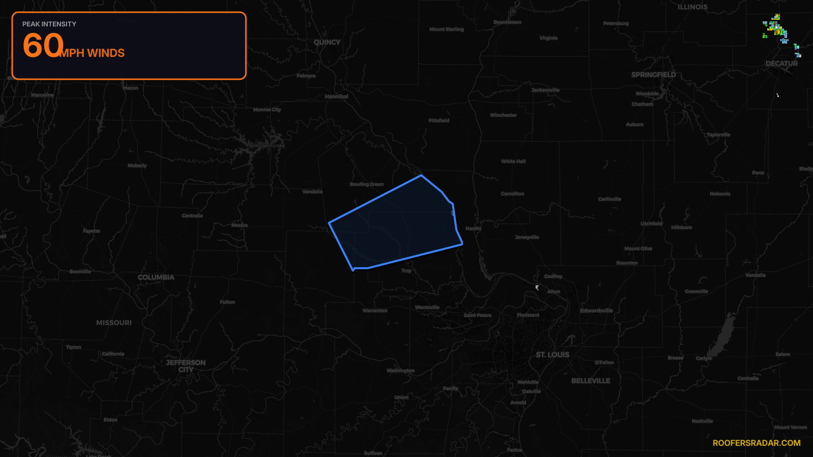 Severe Thunderstorm Warning — Lincoln, MO; Montgomery, MO; Pike, MO