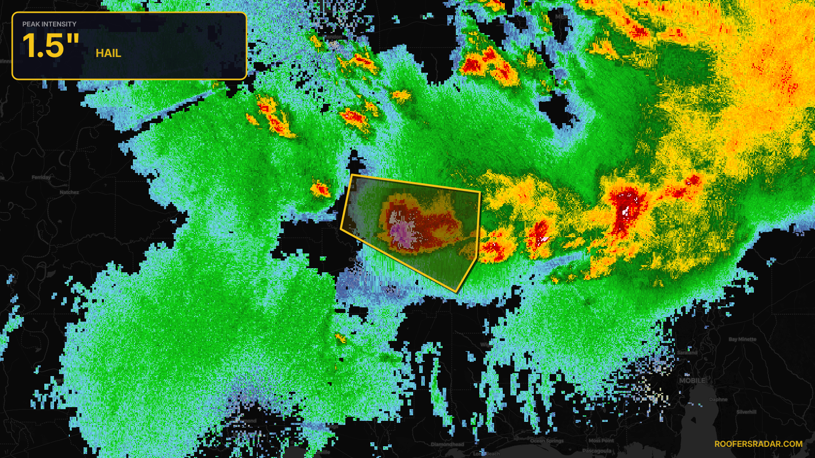 Severe Thunderstorm Warning issued April 24 at 10:49PM CDT until April 24 at 11:45PM CDT by NWS Jackson MS