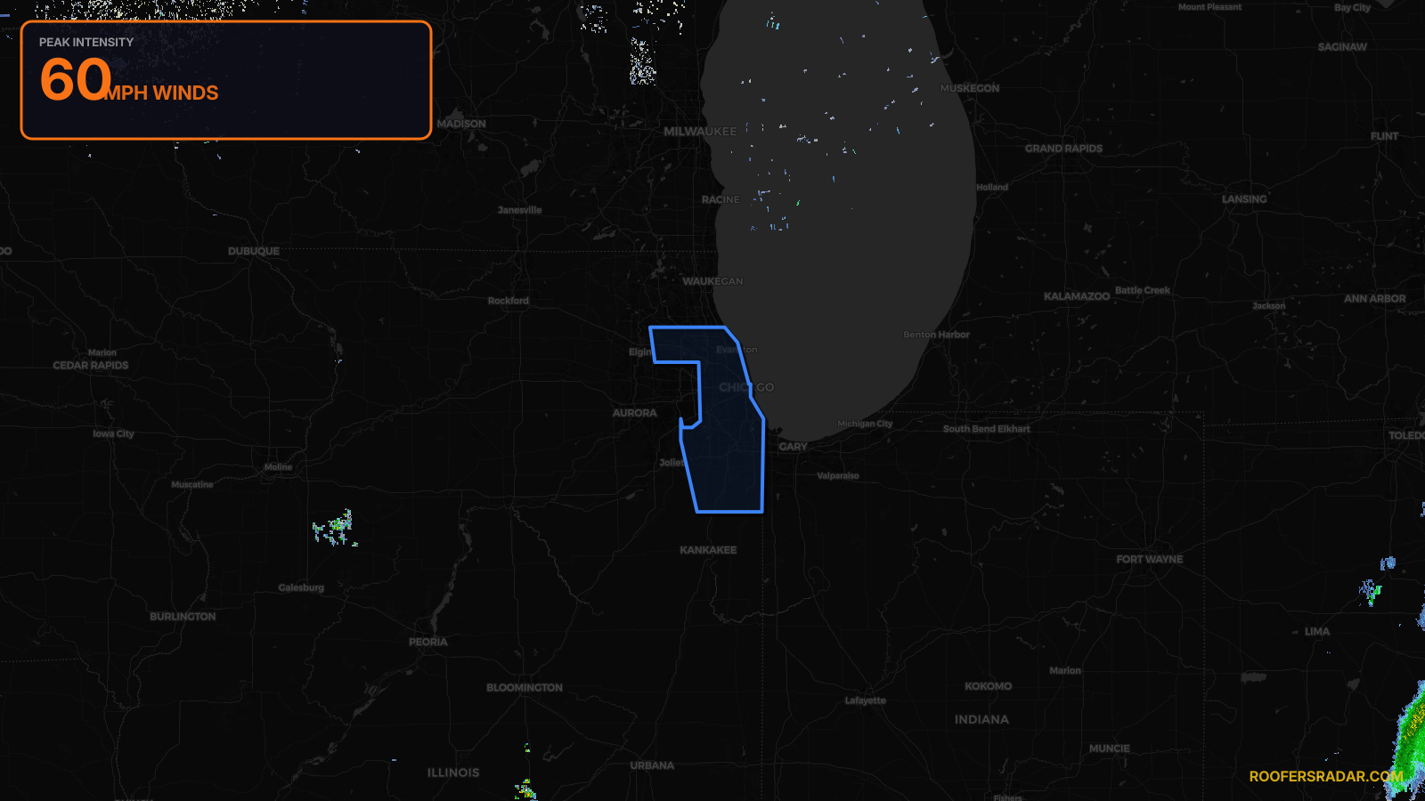 Severe Thunderstorm Warning — Cook, IL; Will, IL