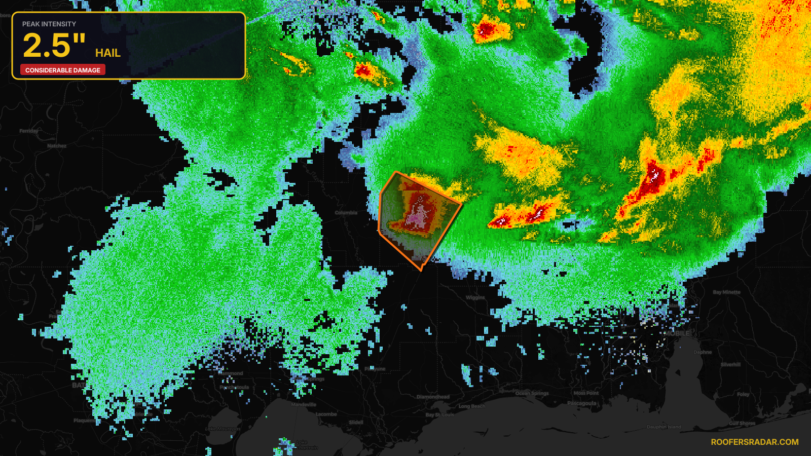 Severe Thunderstorm Warning issued April 24 at 11:43PM CDT until April 25 at 12:45AM CDT by NWS Jackson MS