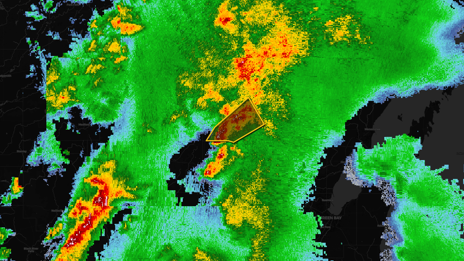 Tornado Warning — Langlade, WI; Menominee, WI