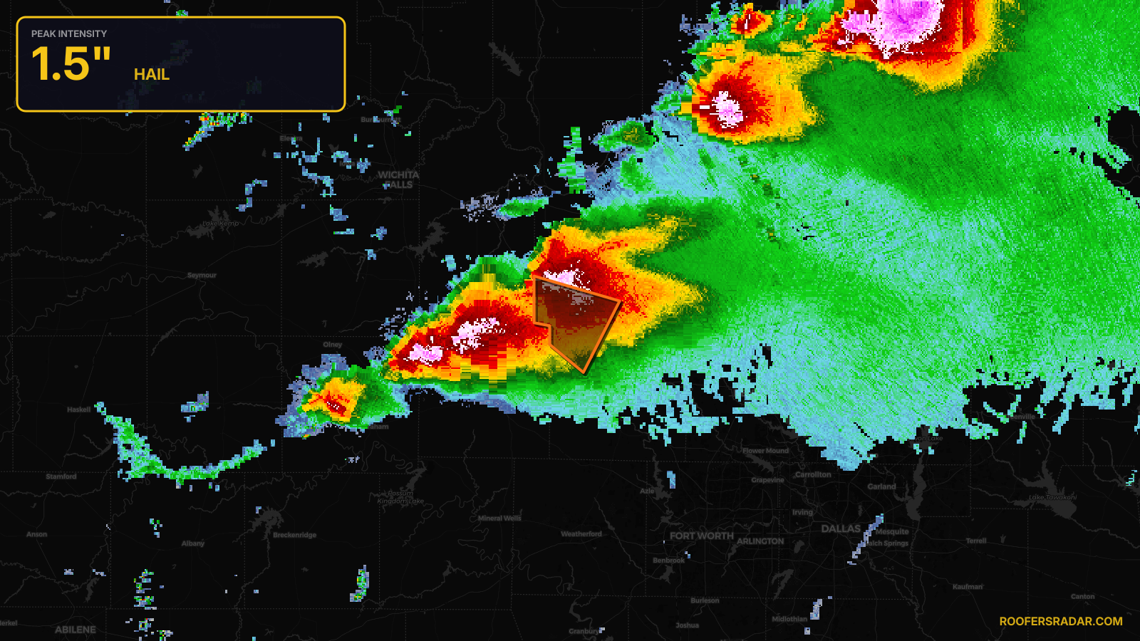 Tornado Warning issued April 28 at 2:50PM CDT until April 28 at 3:15PM CDT by NWS Fort Worth TX