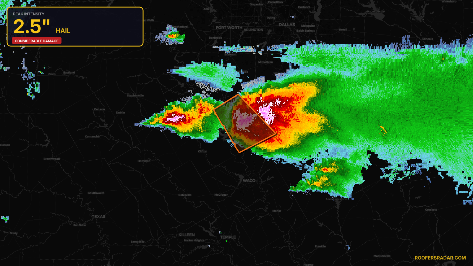 Severe Thunderstorm Warning issued April 28 at 8:04PM CDT until April 28 at 9:00PM CDT by NWS Fort Worth TX