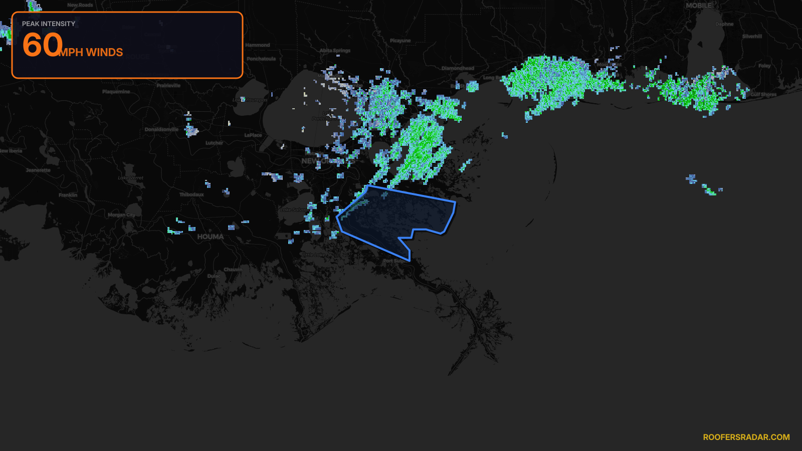 Severe Thunderstorm Warning issued April 25 at 7:26AM CDT until April 25 at 8:30AM CDT by NWS New Orleans LA