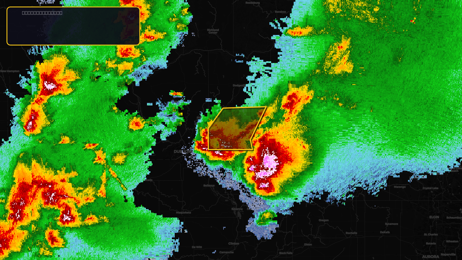 Severe Thunderstorm Warning — Lafayette, WI