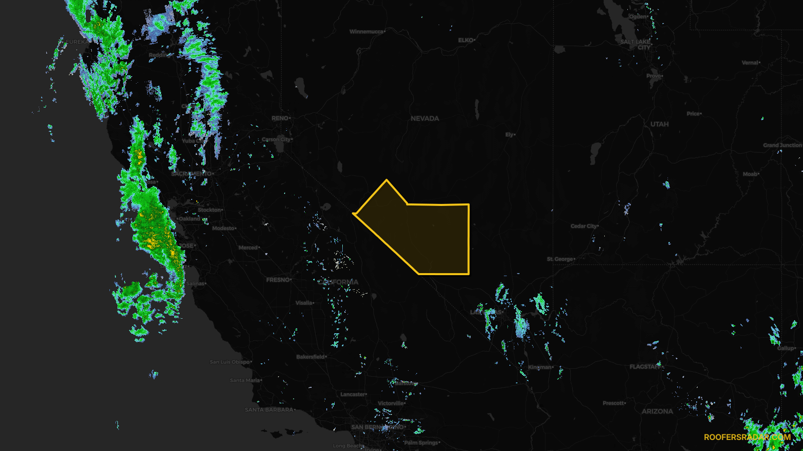 High Wind Warning — Esmeralda and Central Nye County