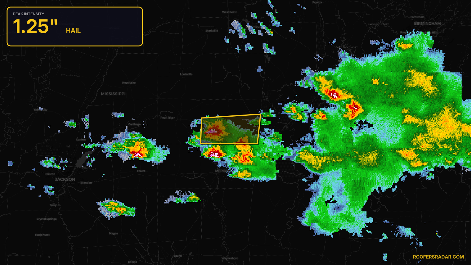 Severe Thunderstorm Warning issued April 29 at 8:16AM CDT until April 29 at 9:15AM CDT by NWS Jackson MS