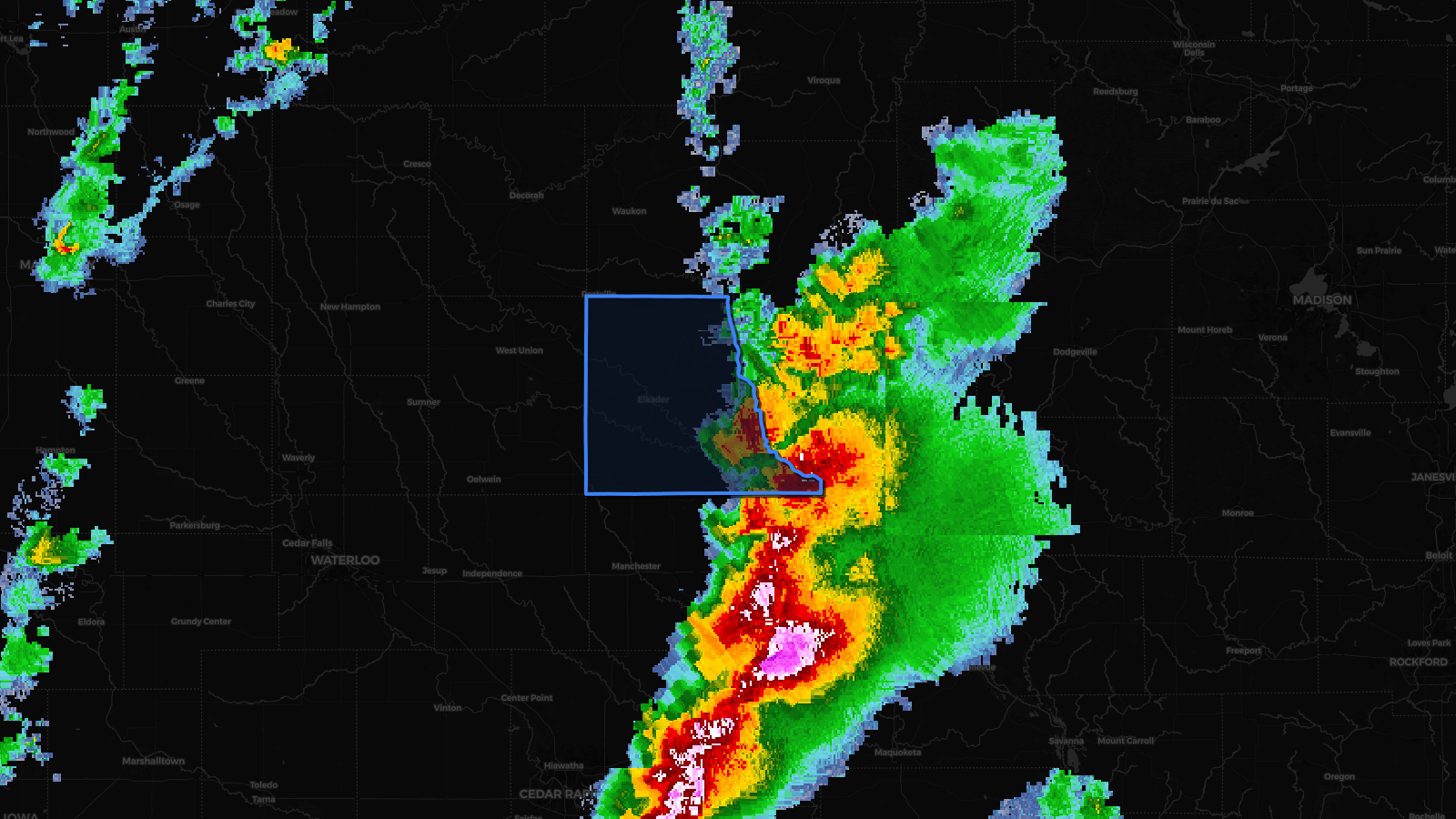 Tornado Watch — Allamakee, IA; Chickasaw, IA; Clayton, IA; Fayette, IA; Floyd, IA; Howard, IA; Mitchell, IA; Winneshiek, IA; Crawford, WI; Grant, WI; Richland, WI; Vernon, WI