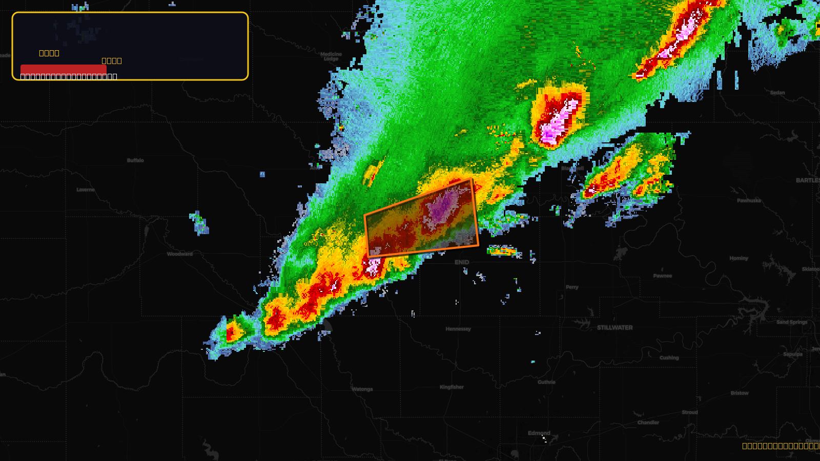 Severe Thunderstorm Warning — Alfalfa, OK; Garfield, OK; Grant, OK; Major, OK